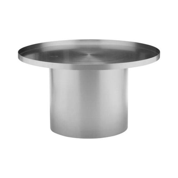 Cylinder Coffee Table - Chrome