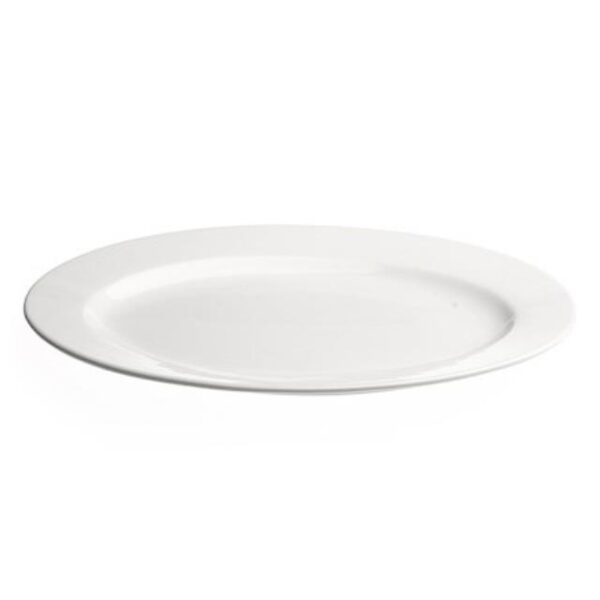 Bristile Large Ceramic Oval Platter (30Cm X 36Cm) - White