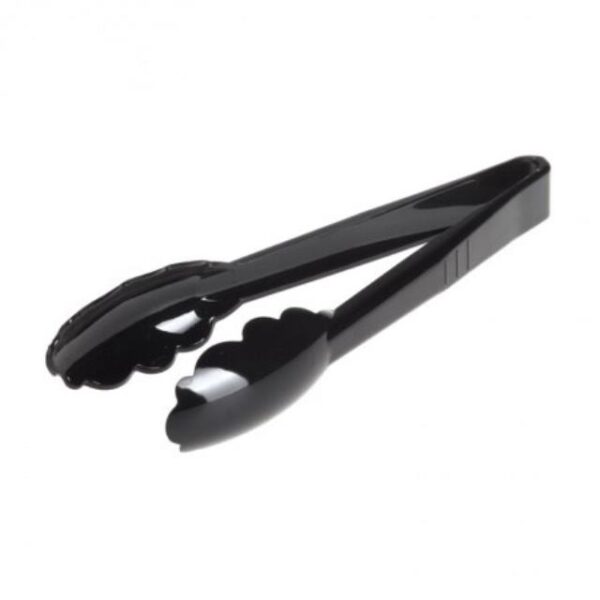 1629-1 Tongs Serving - Black Plastic
