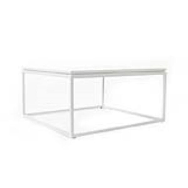 2343-1 Square Coffee Table - White