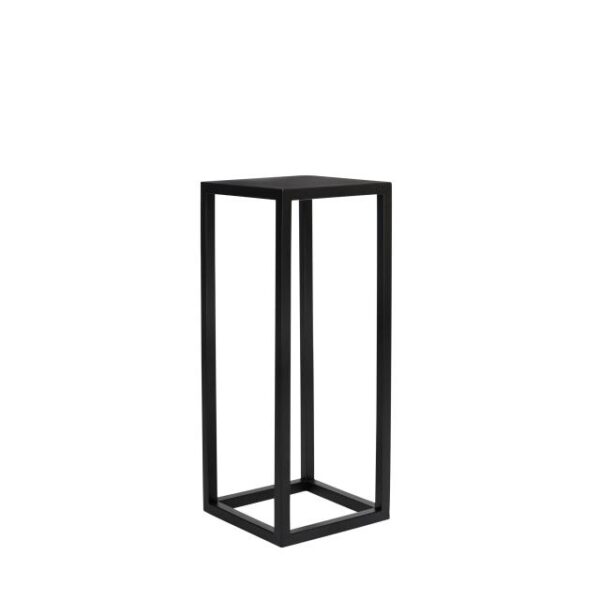 2373-1 75Cm Metal Plinth - Black