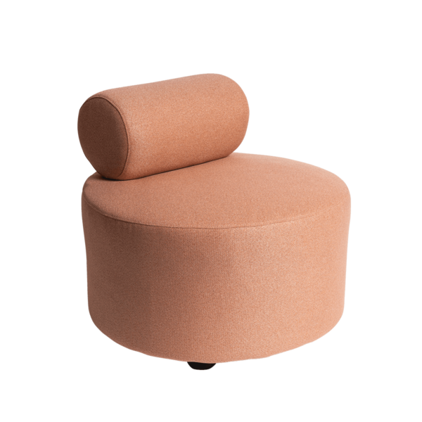 Curve-Florence-Single-Seater-Chair-Peach-9053 Curve Florence Single Seater Chair - Peach