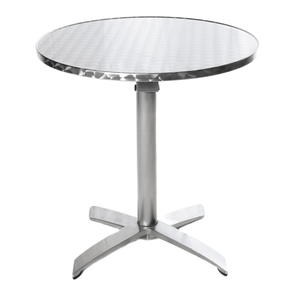 Aluminium-Cafe-Table-700mm-9009 Aluminium Cafe Table - 700Mm
