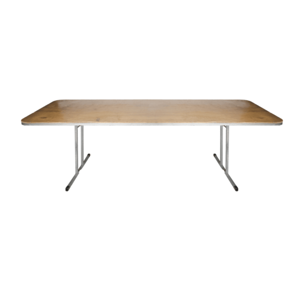 Banquet Rectangular Trestle Table - 2400Mm X 1100Mm (Seats 10 -12)