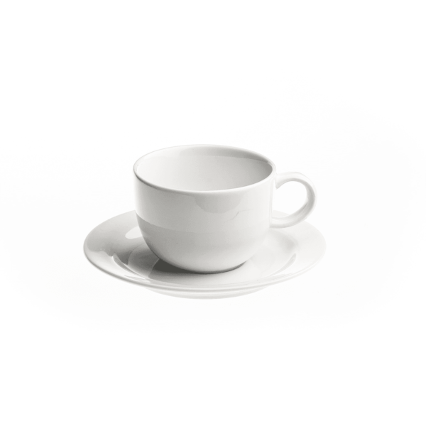 Bristile Cup And Saucer - White