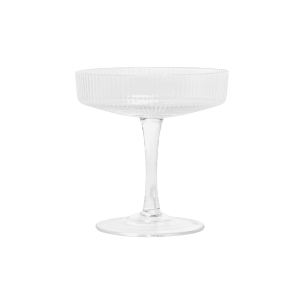 Clear-Ripple-Champagne-Saucer-3068 Clear Ripple Champagne Saucer