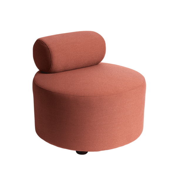 Curve-Florence-Single-Seater-Sofa-Coral-9030 Curve Florence Single Seater Sofa - Coral