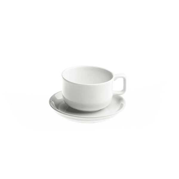 Demitasse-Cup-and-Saucer-Espresso-White-1001P Demitasse Cup And Saucer (Espresso) - White