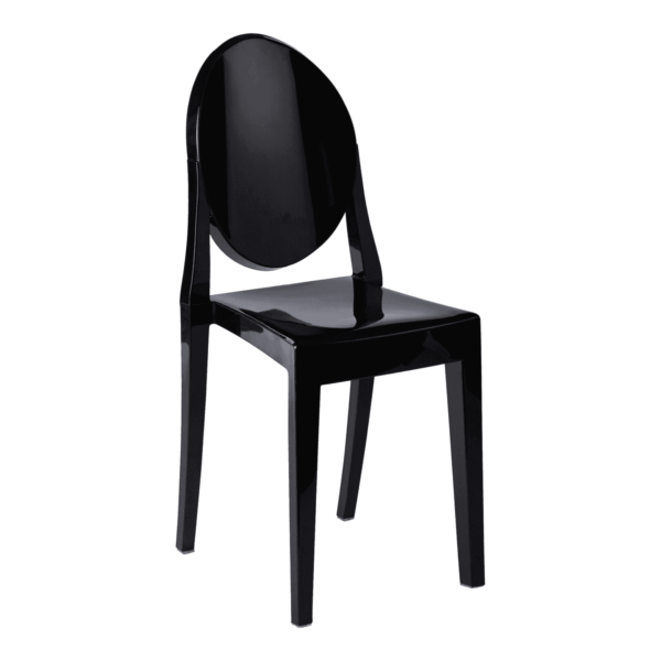 Ghost Dining Chair - Black