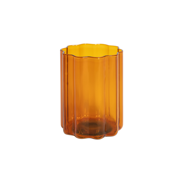 HS-June-2 Wave Tumbler - Amber