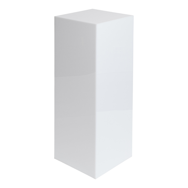 95Cm Acrylic Plinth - White