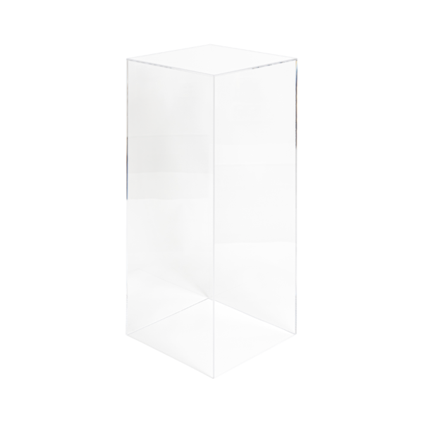 80Cm Acrylic Plinth - Clear