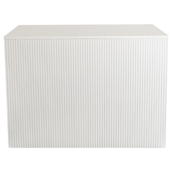 HS-June-42 Bamboo Panel Bar - White Matte