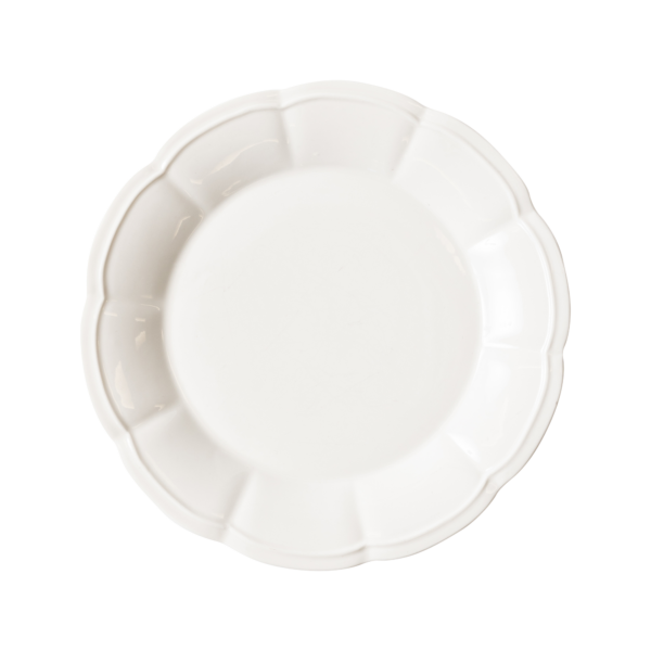 Scalloped Side Plate - White