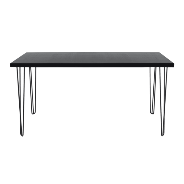 Hairpin-High-Bench-Bar-Table-Black-with-Black-Legs-9288p Hairpin High Bench Bar Table - Black With Black Legs