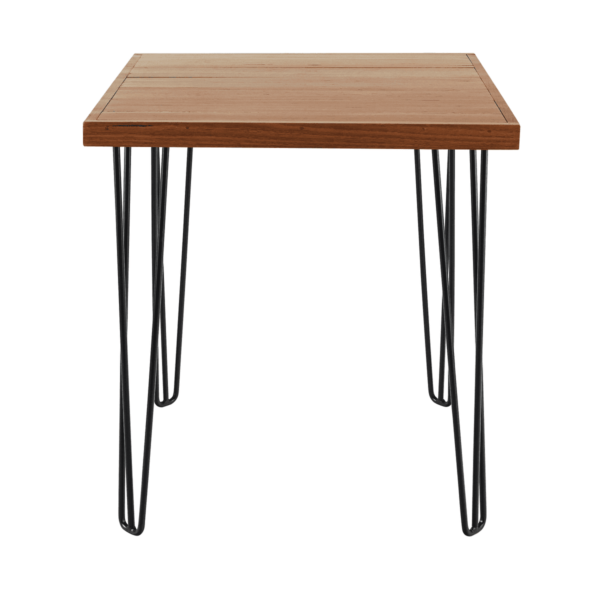 Hairpin-Square-Cafe-Table-Natural-with-Black-Legs-9258p Hairpin Square Café Table - Natural With Black Legs