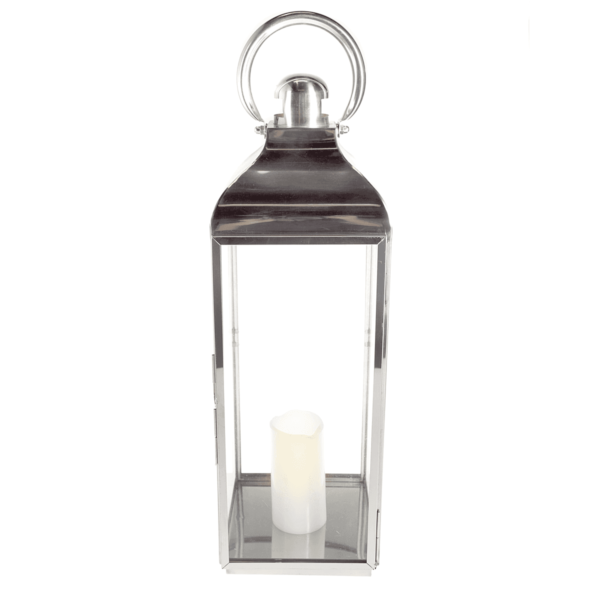 Large-Metal-and-Glass-Lantern-7418 Large Metal And Glass Lantern