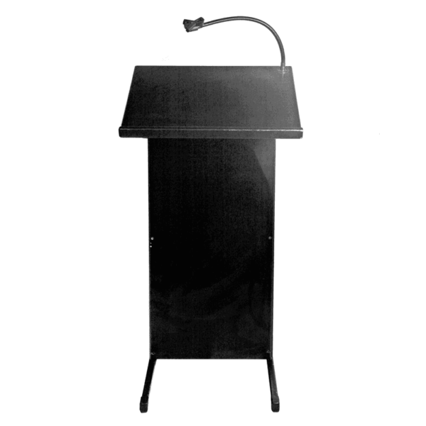 Lectern-with-Microphone-holder-Black-8038 Lectern With Microphone Holder- Black