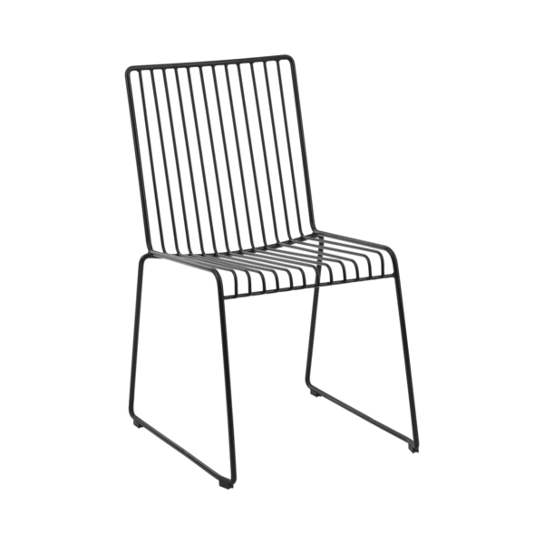 Linear Dining Chair - Black