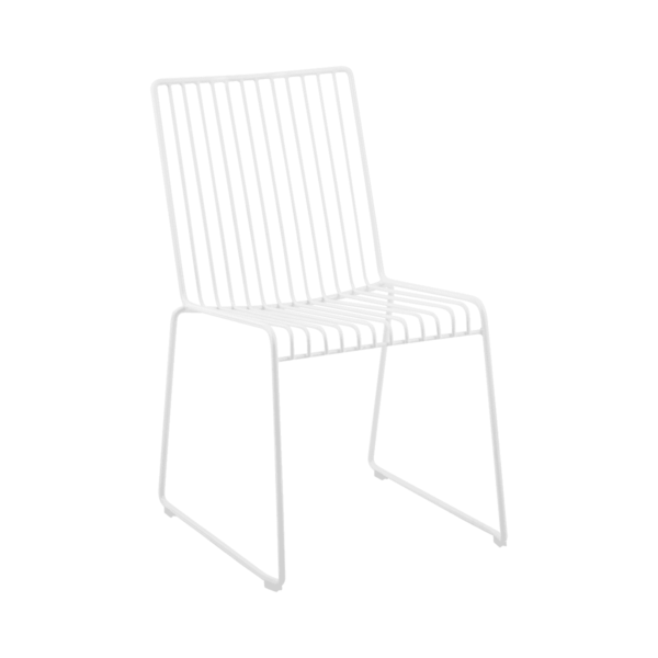 Linear Dining Chair - White