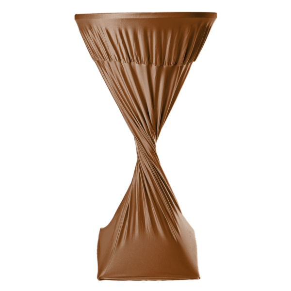 Lycra-High-Bar-Table-Cover-Mocha-4532 Lycra High Bar Table Cover - Mocha