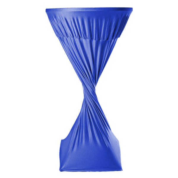 Lycra High Bar Table Cover - Royal Blue