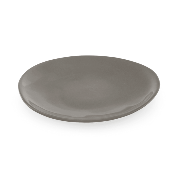 Pebble-Dinner-Plate-Gloss-Grey-3216 Pebble Dinner Plate - Gloss Grey