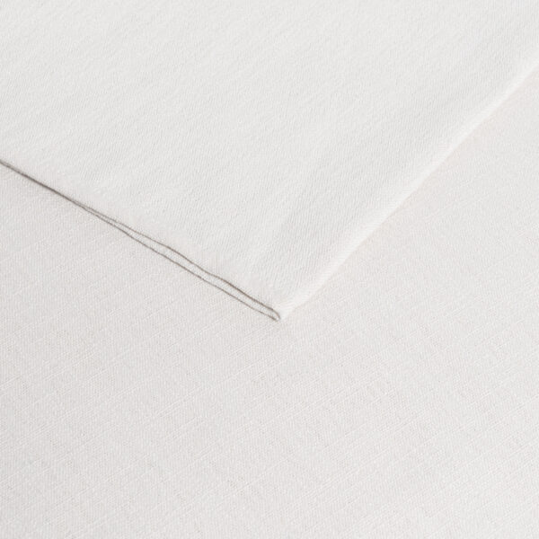 11' (3.3M) Premium Round Linen Tablecloth - Vanilla