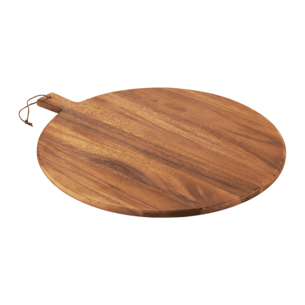 Rustic Round Breadboard - Acacia