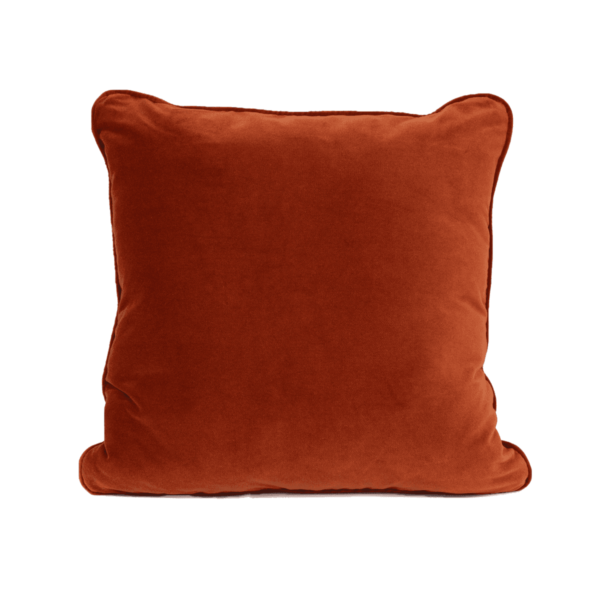 Square-Velvet-Cushion-Copper-9608 Throw Cushion Square Velvet - Copper