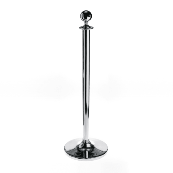 Stanchion (Bollard) - Chrome Curved