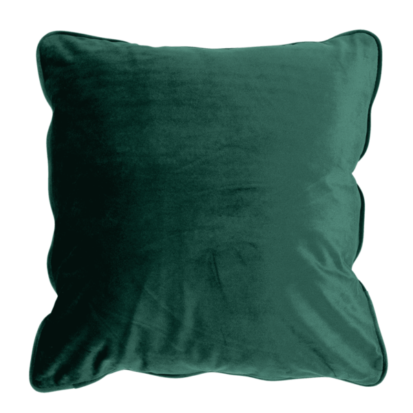 Throw-Cushion-Emerald-Velvet-9463 Throw Cushion Square Velvet - Emerald