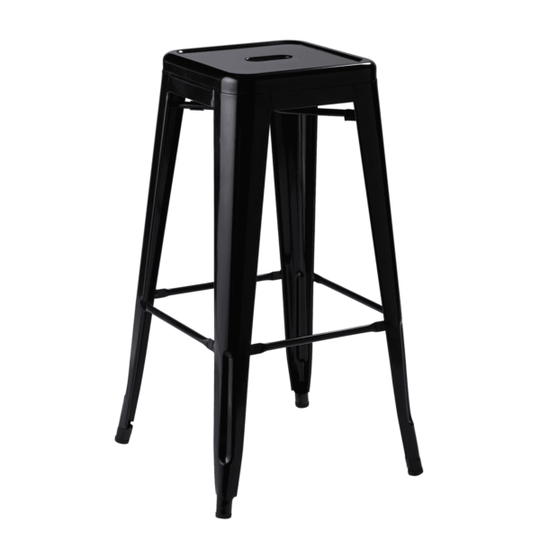 Tolix Bar Stool - Black