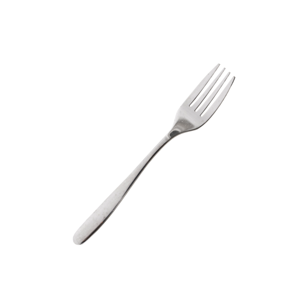 Modern Silver Cake Fork