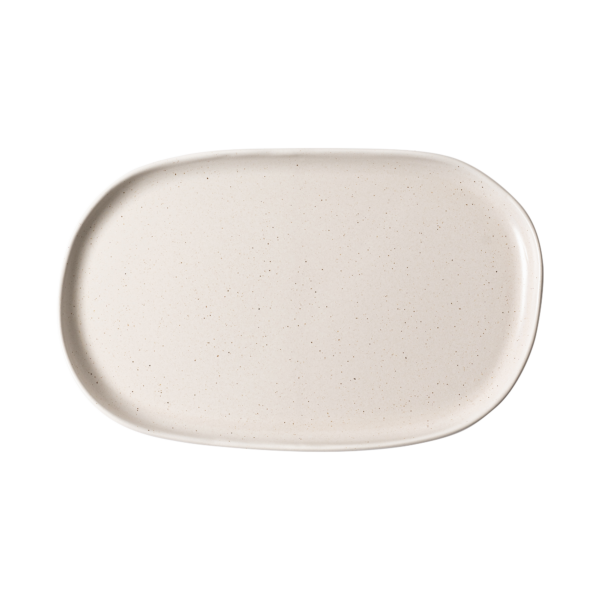 Table Of Plenty Oblong Large Speckle Platter