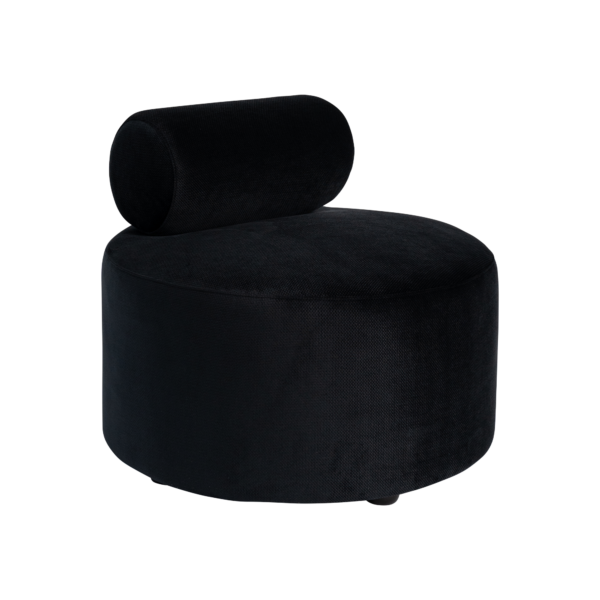Florence Single Seater – Black Velvet Curve Florence Single Seater Chair - Black