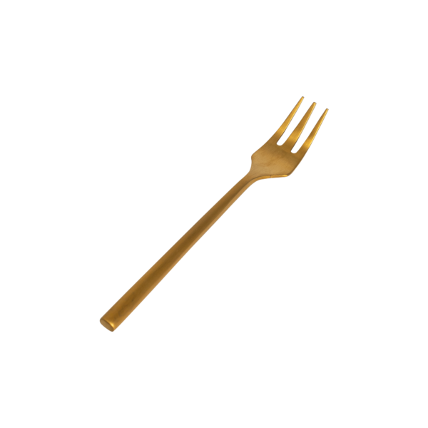 Grace Cake Fork- Brushed Gold