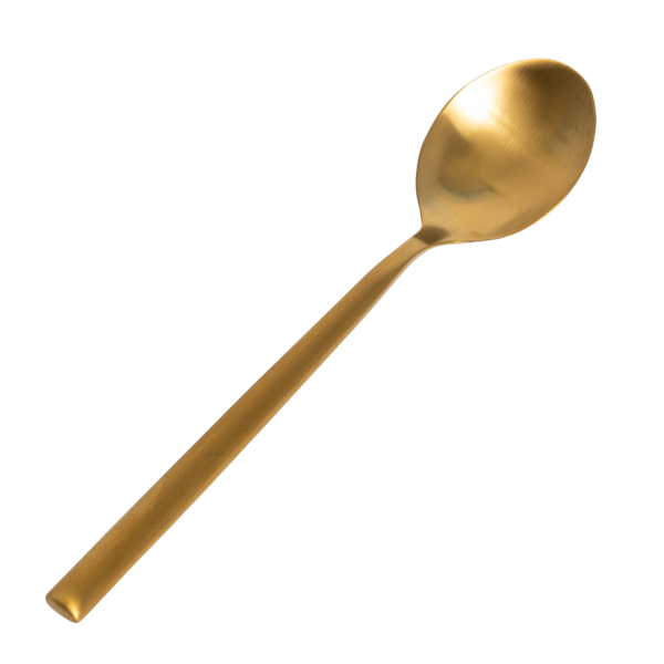 Grace Dessert Spoon- Brushed Gold